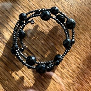 White House Black Market beaded wrap bracelet